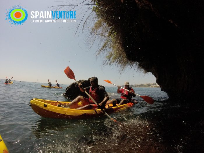spainventure-kayaking-at-mediterranean-sea-50th-birthday-maro-falls-fuengirola