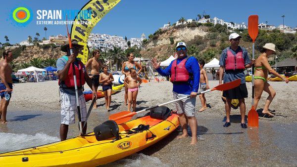 spainventure-kayaking-at-mediterranean-sea-50th-birthday-nerja-beach-fuengirola